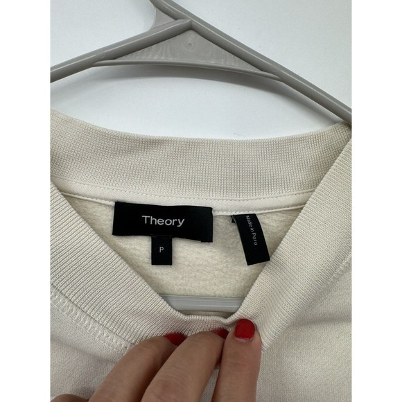 Theory crewneck sweater Ivory Size P /XS - Picture 2 of 7